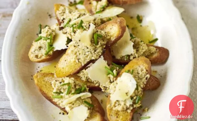 Crostini von Artischocken & schnittlauch