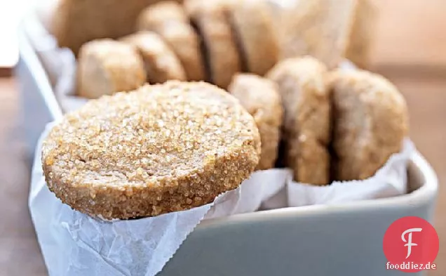 Brauner Zucker-Pekannuss-Shortbread