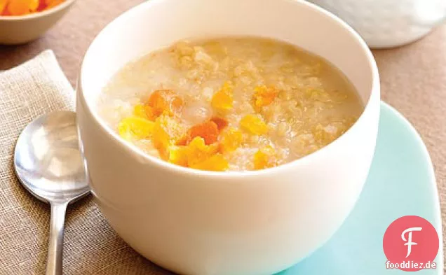 Kokosnuss Brauner Reis Pudding