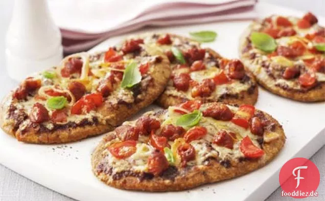 Pitta pizzas