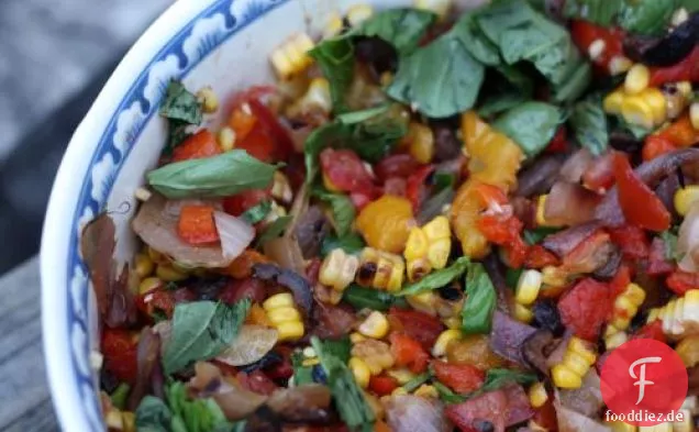 Gegrillte Gemüsesalsa