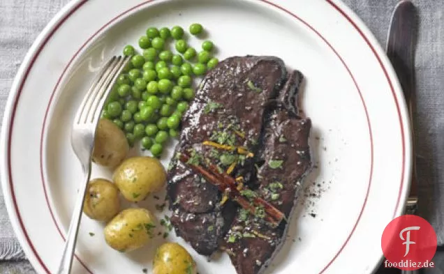 Wildsteak mit Portweinsauce