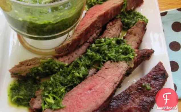 Steak mit Chimichurri-Sauce (Carne con Chimichurri)