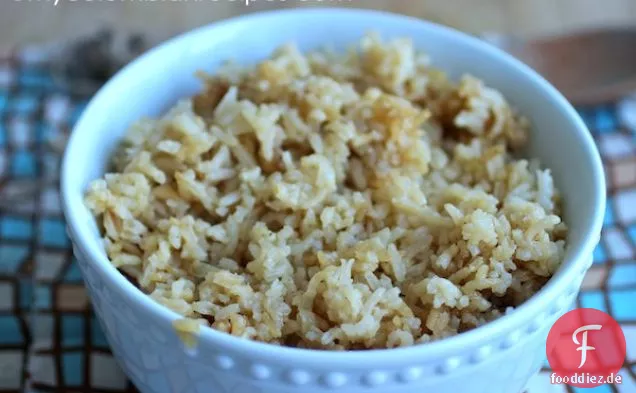 Reis mit Karamellisierten Zwiebeln (Arroz con Cebolla al Caramelo)