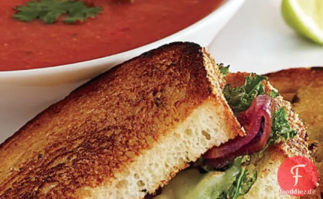 Poblano-Tomatensuppe