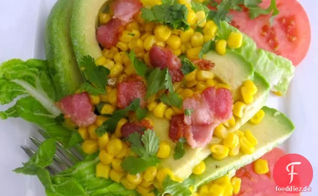 Avocado-Mais-Salat mit Limetten-Vinaigrette