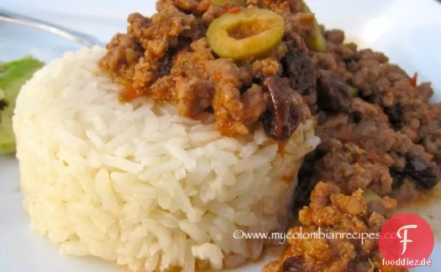 Picadillo Cubano (Kubanisches Hackfleischgericht)