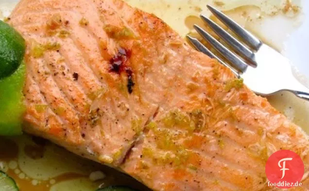 Lachs mit Limetten – Sherry-Sauce