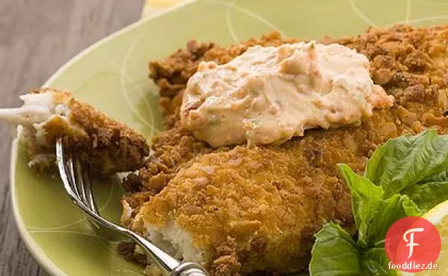Toskanischer Wels mit sonnengetrockneten Tomaten Aïoli