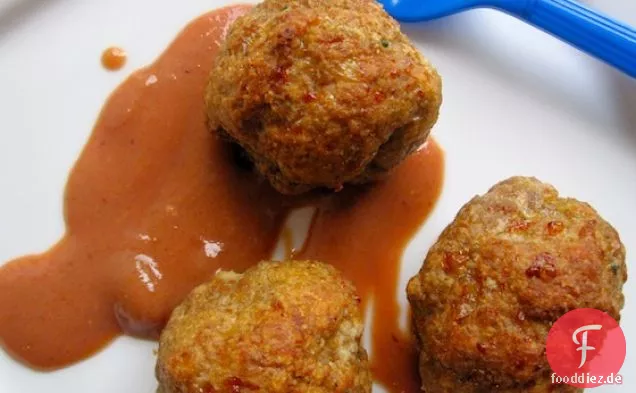 Die Türkei Fleischbällchen mit Sauce Guave (Albóndigas de Pavo con Salsa de Guayaba)