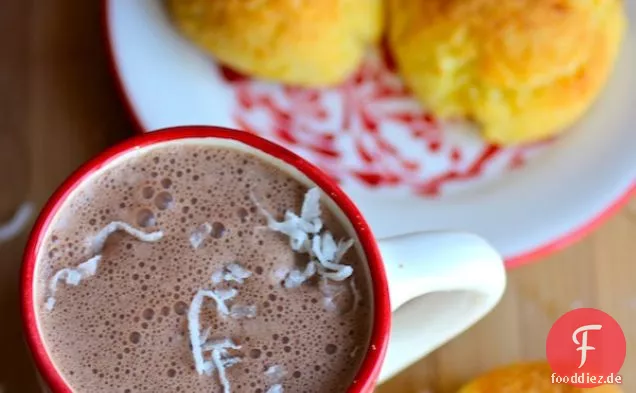 Heiße Schokolade in Kokosmilch (Chocolate en Leche de Coco)