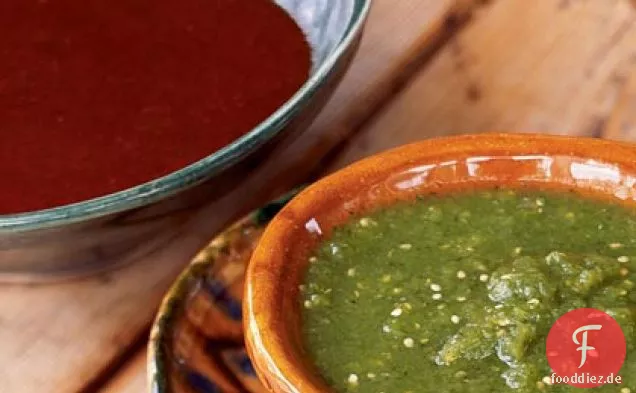 Neue mexikanische rote Chilisauce