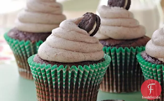 Kekse und Sahne Cupcakes