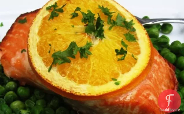 Orange-Honig Gebackener Lachs