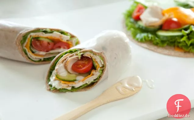 Die Türkei Und Gurken-Wrap