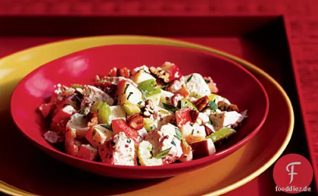 Drei-Apfel-Hühnersalat