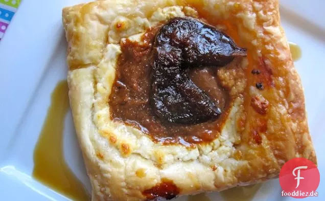 Feigen, Käse und Dulce de Leche Kuchen (Cakes de Brevas, Queso y Arequipe)
