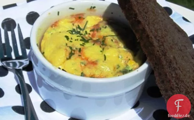 Individuelle Zucchini-und Kartoffel-Frittatas