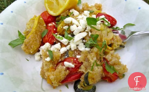 Quinoa con Vegetales Asados (Quinoa mit Gebratenem Gemüse)