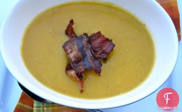 Gerösteter Butternut Squash-Kokosnusssuppe