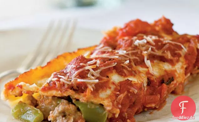 Wurst-Gefüllte Manicotti