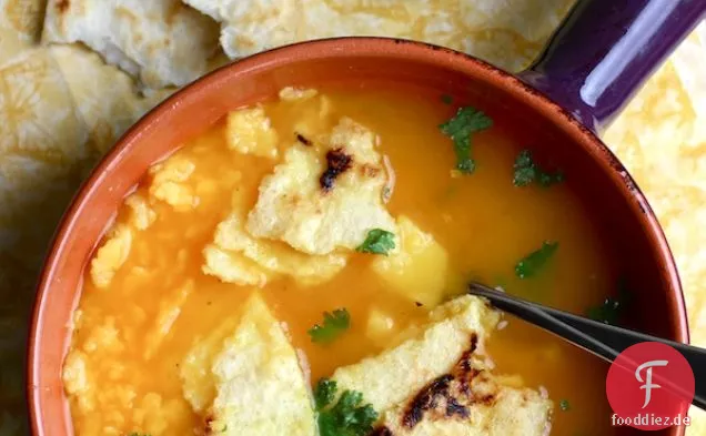 Sopa de Arepa (Mais-Kuchen Suppe)