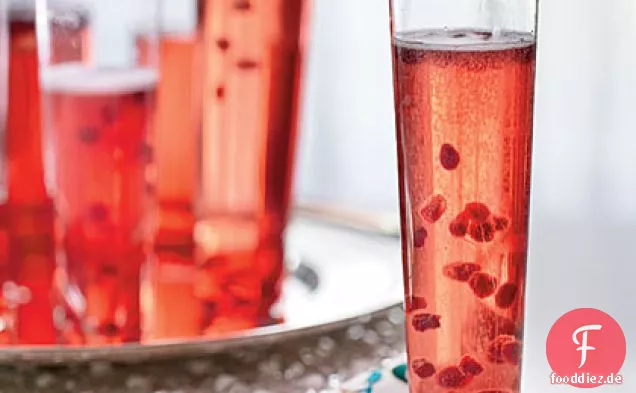 Granatapfel-Prosecco
