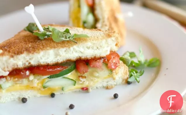 Tomaten-Gurken-Sandwiches