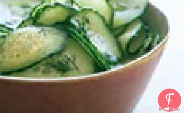 Süß-saure Gurken Mit Frischem Dill