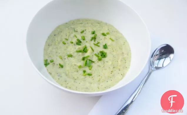 Blumenkohl-Käsesuppe mit Brokkoli