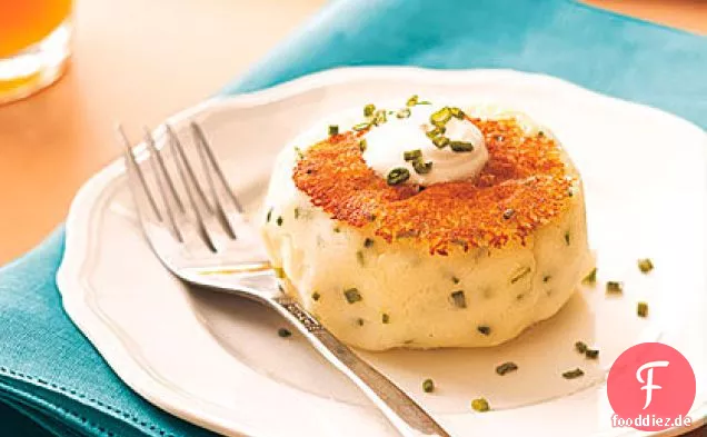 Sauerrahm-Schnittlauch-Kartoffelkuchen