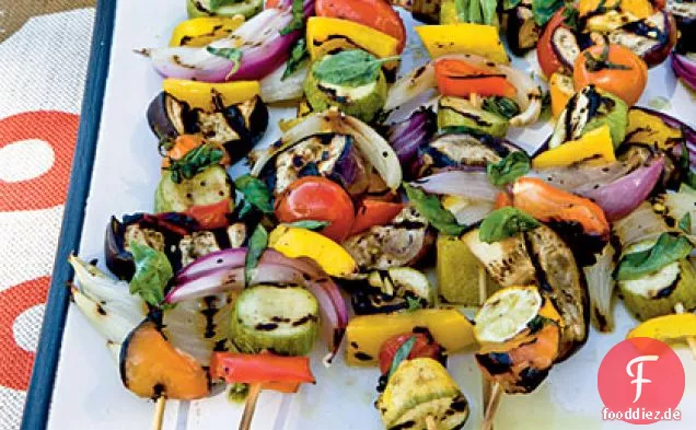 Grilled Veggie Kebabs