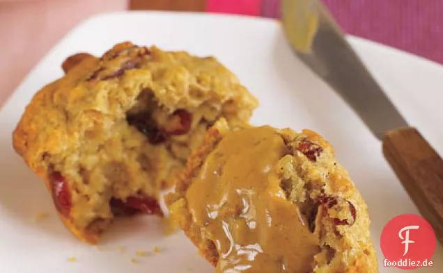 Haferflocken-Cranberry-Muffins