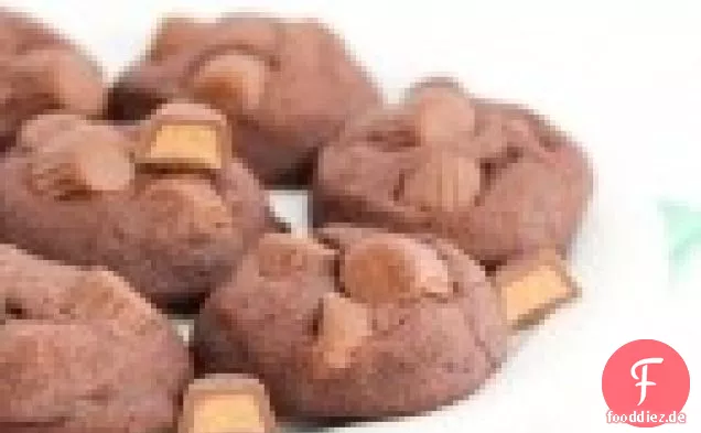 Schokolade Erdnuss Butter Tasse Cookies
