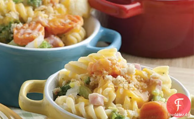 Cheesy Ham & Gemüse Backen