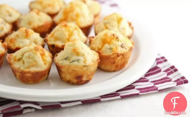 Speck-Schnittlauch-Puffs