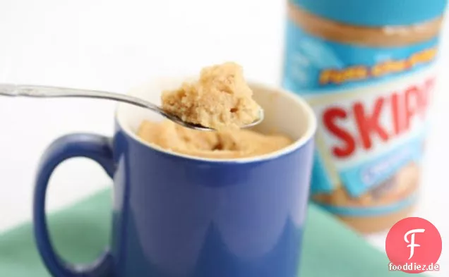 Erdnussbutter-Becher-Kuchen (fettarm)