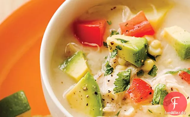 Huhn und Mais Sommer Chowder