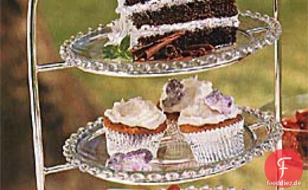 Karotten-Cupcakes mit Ingwer-Frischkäse-Glasur