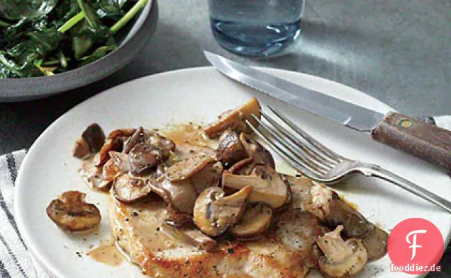Schweinekoteletts mit Wildpilz Marsala