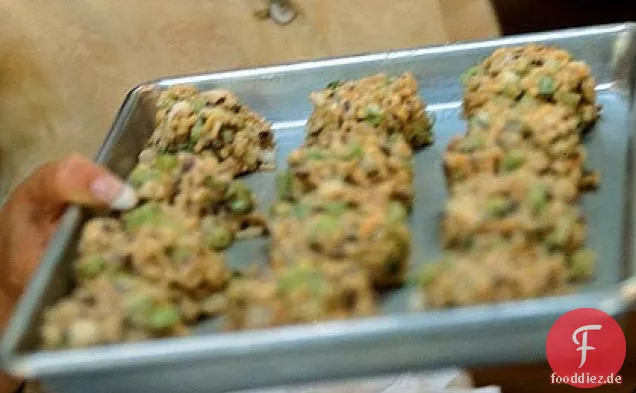Wild-Reis-Kuchen mit Speck