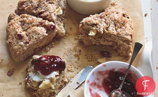 Vollkorn-Cranberry-Apfel-Scones