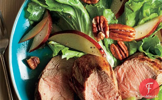 Gegrillter Schweinefleisch-Salat