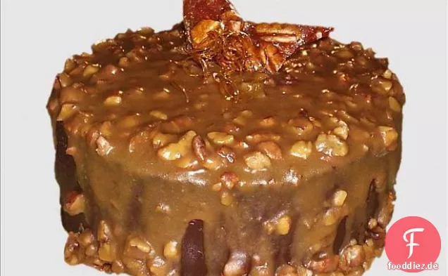 New Orleans Doppel-schokolade Praline-fudge Kuchen