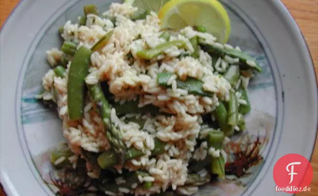 Frühling Reis-Salat Mit Zitronen-dill-Dressing