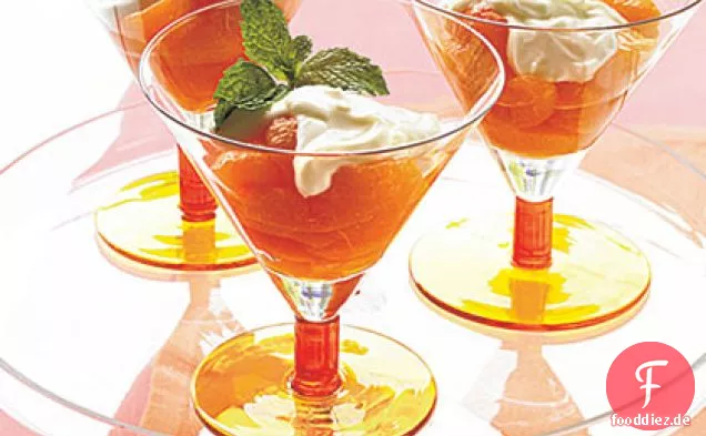 Mandarinen mit Grand Marnier und Mascarpone