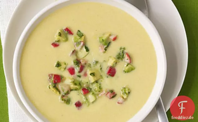 Gekühlte Maissuppe