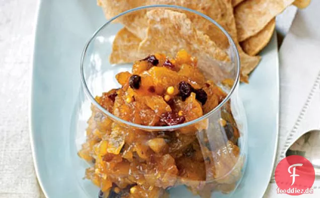Gewürzt Aprikosen-Chutney