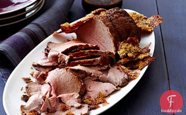 Rinderfilet mit Parmesan-Schinken-Chips