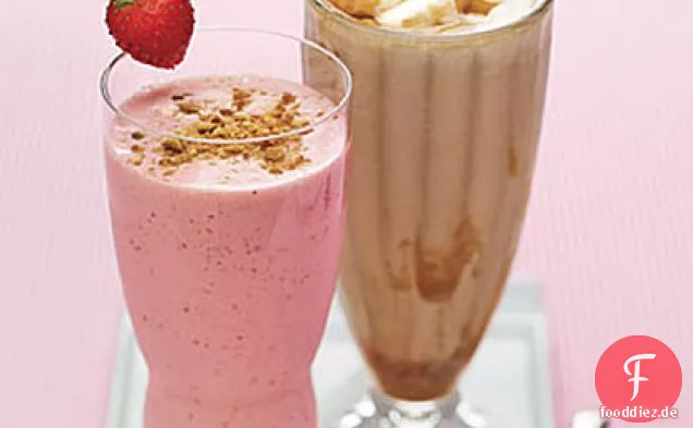 Karamell-Latte Milchshakes